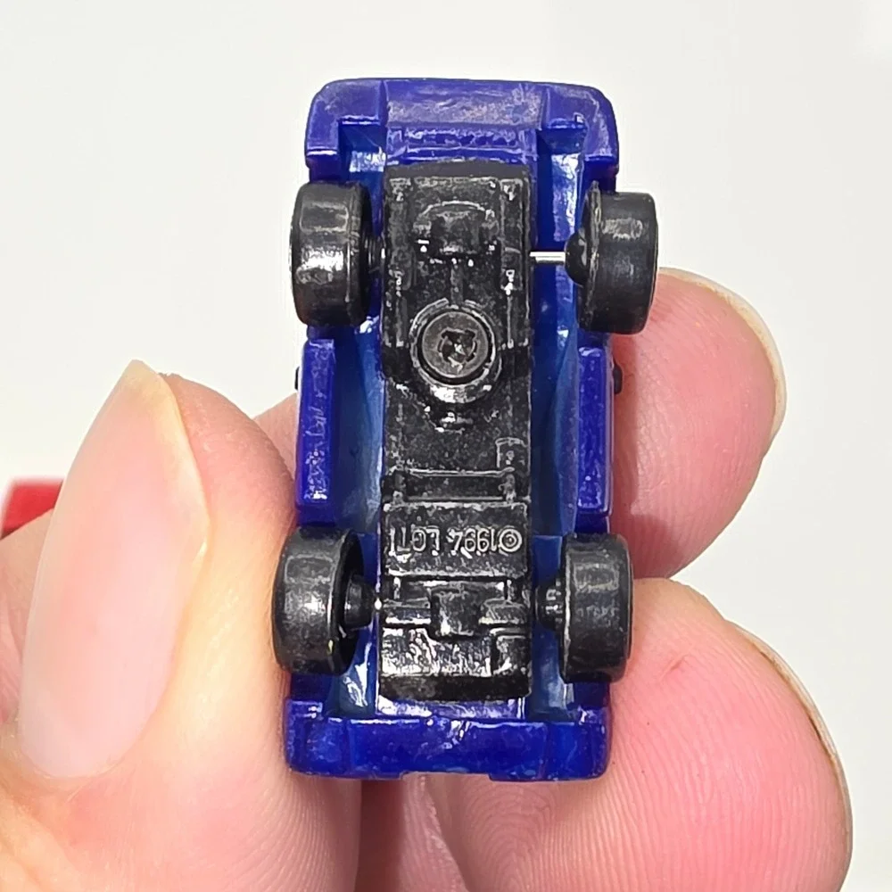 Vintage 1994 Micro Machines Dark Blue Fiero LGT Galoob Miniature Toy Car‎